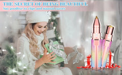 2 in 1 Electric Eyebrow Trimmer and Shaver, Rechargeable Hair Remover for All Parts Use in Pen Flawless Hair Remover Rechargeable Painless-Precision Eyebrow Trimmer and Eyebrow Razor Tool with LED Light for Face, Lips, Nose, Chin, Arm
