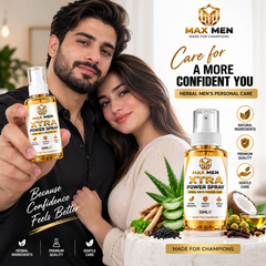 MAXMEN XTRA POWER SPRAY – Herbal Men’s Personal Care | 50ML