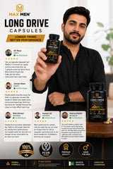 MAX MEN LONG DRIVE Capsules — Premium Herbal Performance Formula For Men 💪🌿